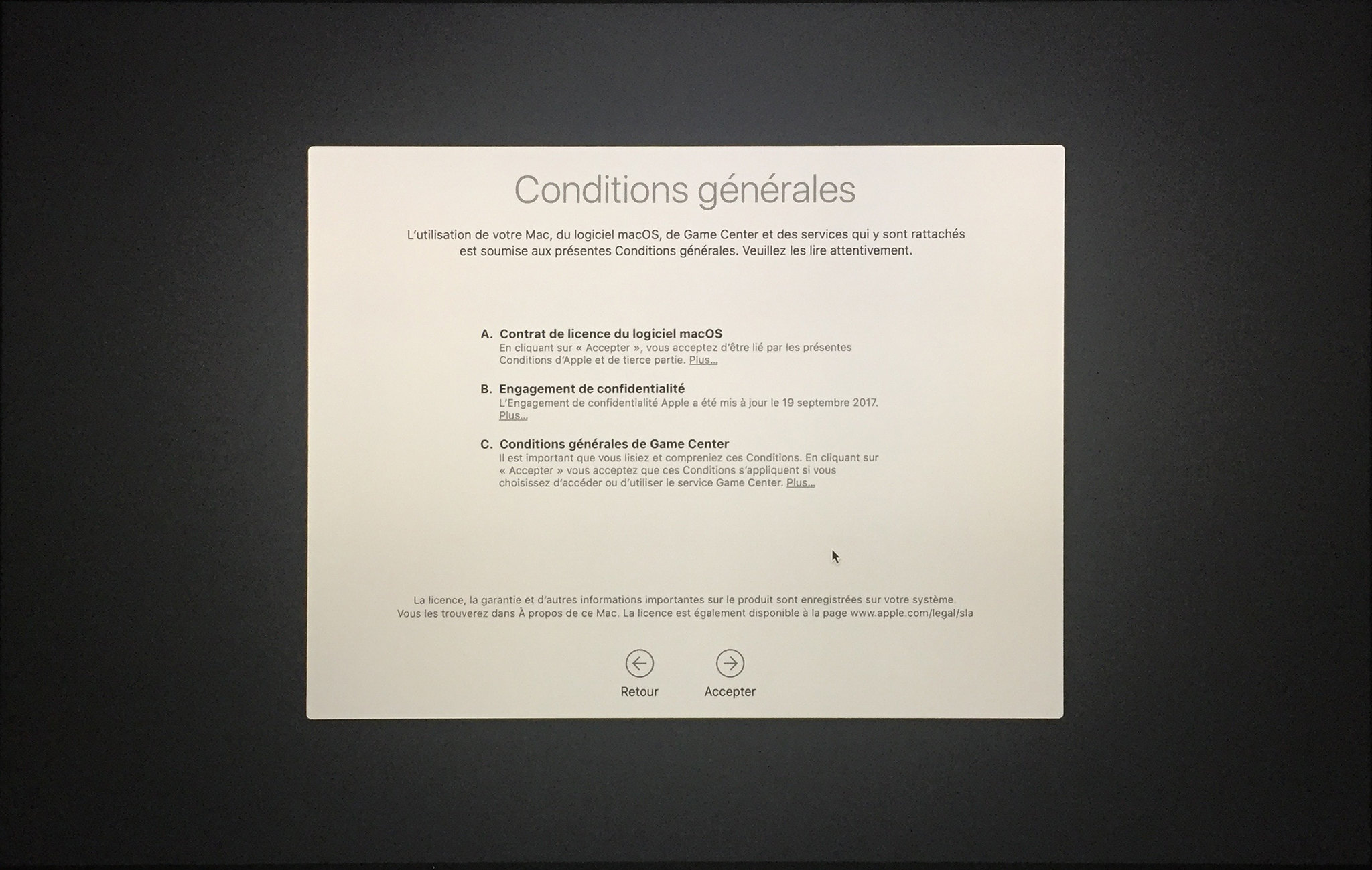 Installation mac OS Etape 00020