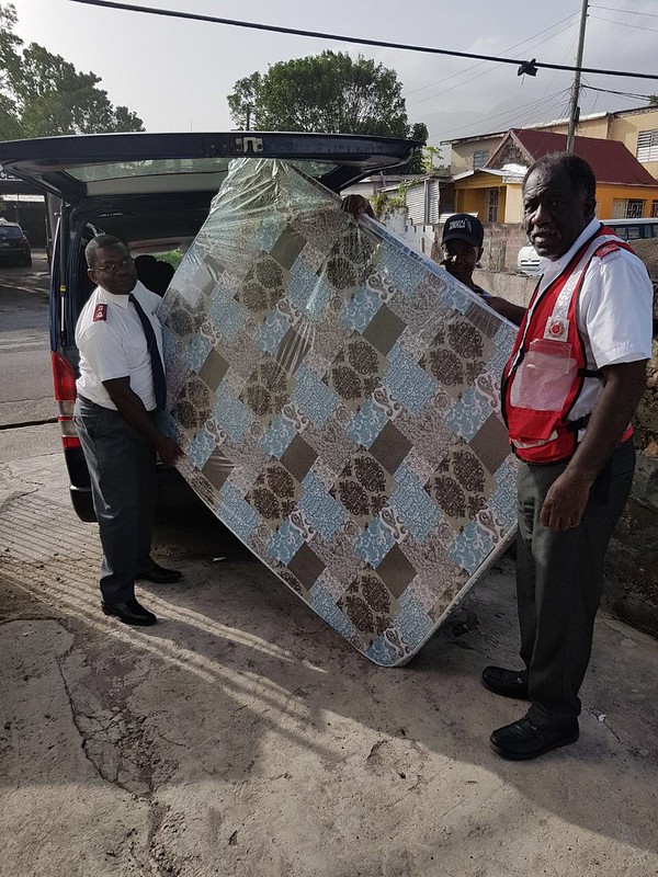 Some of the relief efforts of The Salvation Army in St Kitts