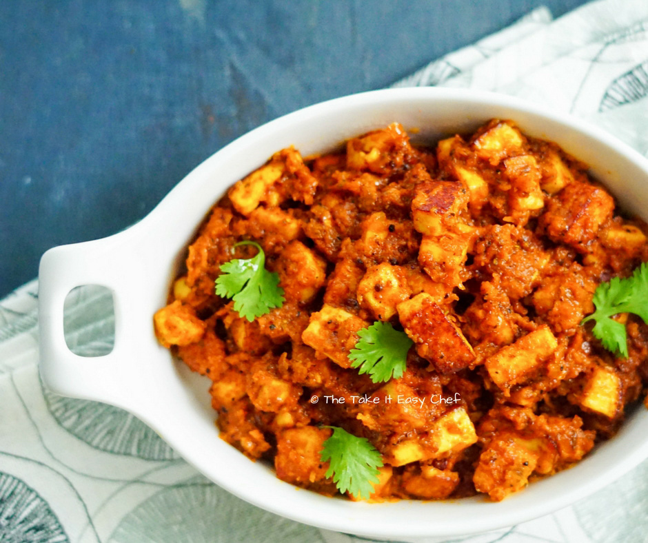 Chilli Paneer Dry is served