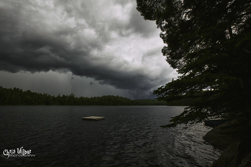 ontario park canada lake clouds summer cloud thunderstorm thunder july shelf central algonquin provincial