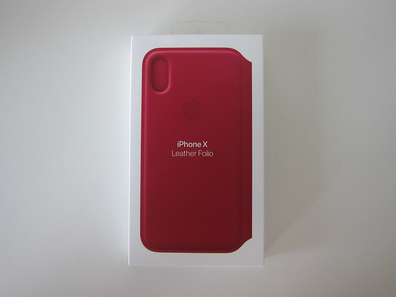 Apple iPhone X Folio Case - Box Front