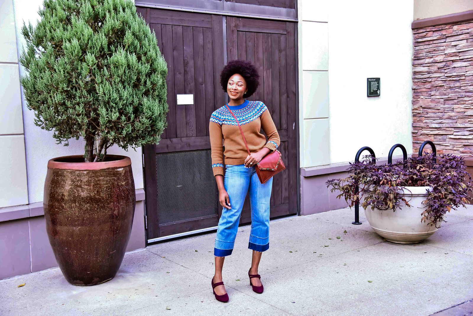 how to wear flare cropped jeans