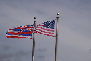 197 Vlaggen Hawaii en VS