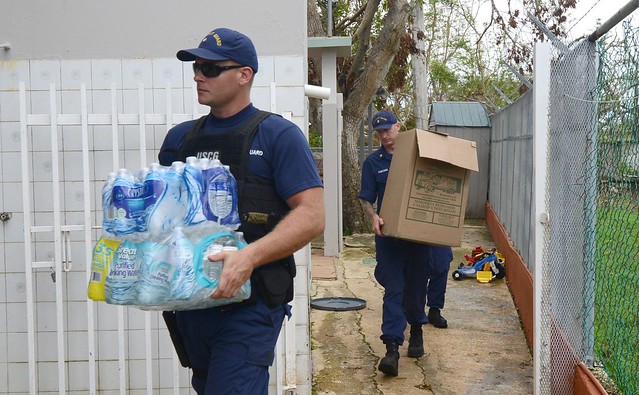 Coast Guardsmen deliver donations to orphanage in Isabela, Puerto Rico