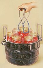 place jars in canner