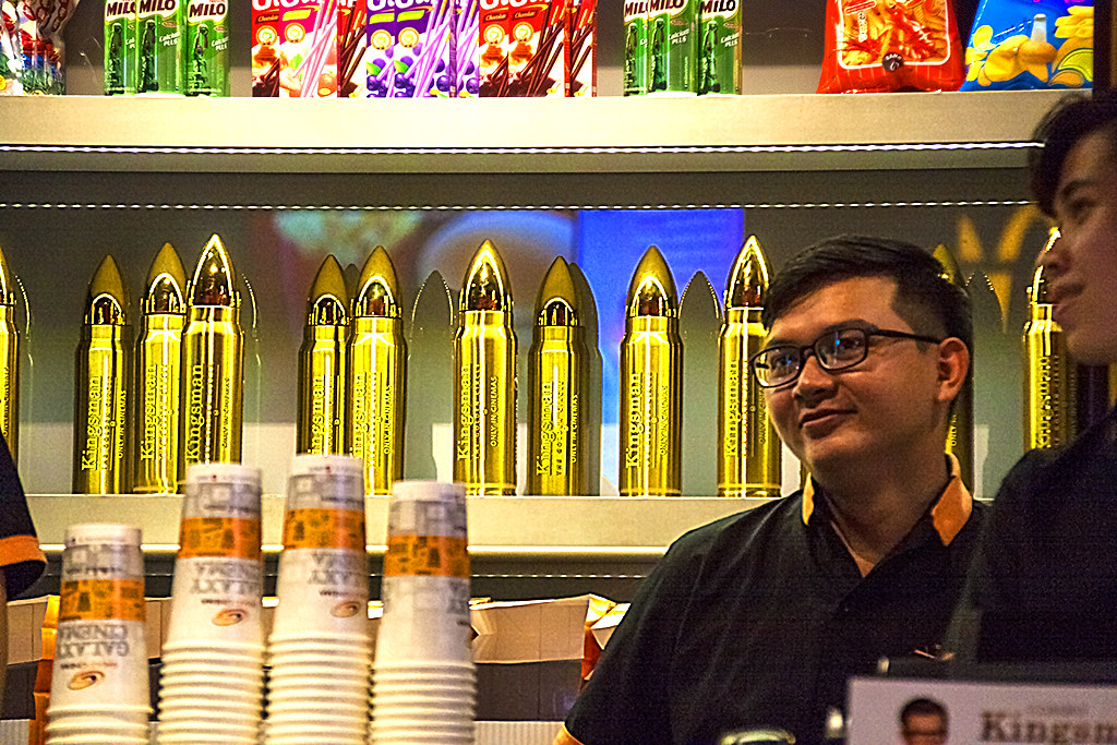 Bullets as movie promotion--Saigon