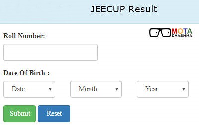 JEECUP Result 2018