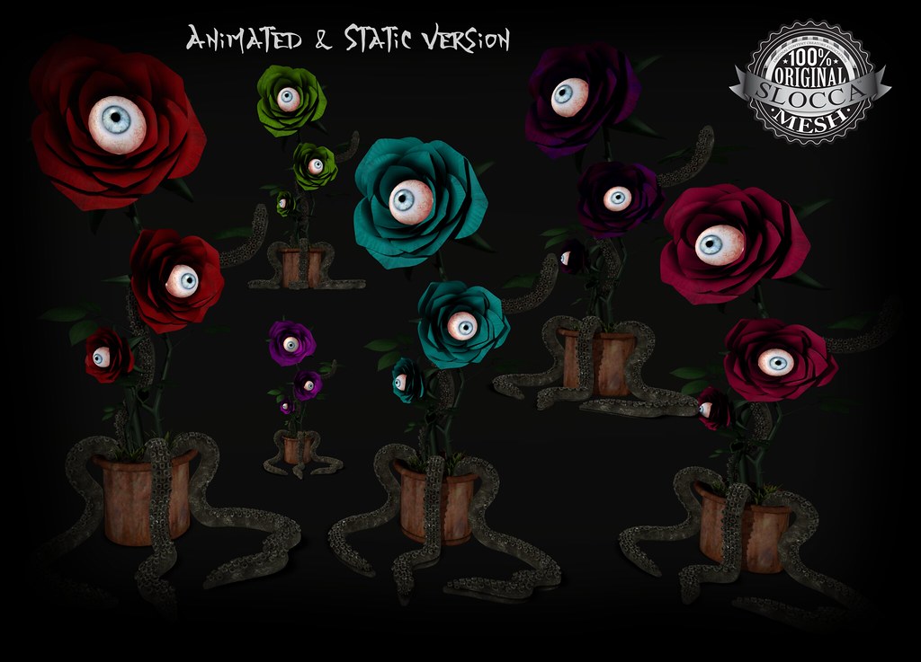 + Occult +LOOK AT ME ! Flower  (Animated&Static)