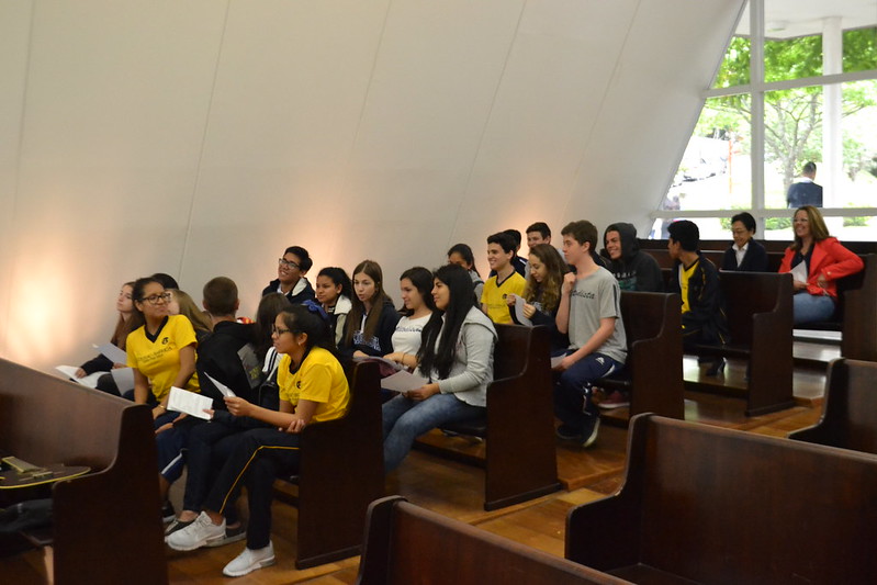 Acolhida dos alunos intercambistas do Peru - 2017
