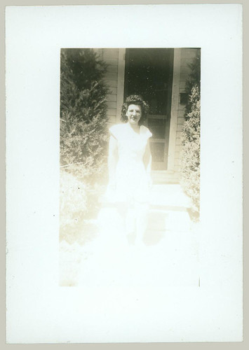 Woman on porch