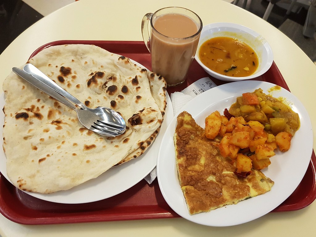 Vegetarian Naan Set $11.50 & Teh Tarik $2 @ Bengal Cuisine at Level 2 Signature Food Court KLCC