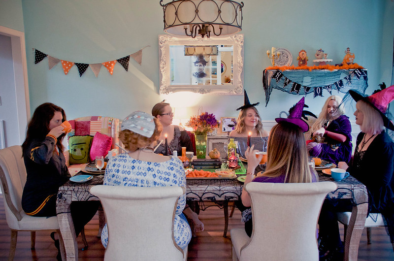 A Witchy Halloween Tea Party