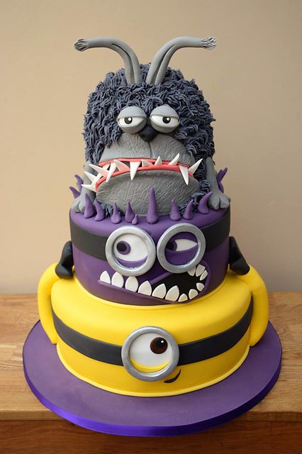 Despicable Me Themed Cake by Tara's Cake Company