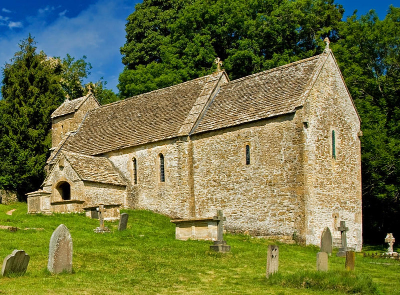 St Michael's Church, Duntisbourne Rouse, Gloucestershire. Credit Saffron Blaze