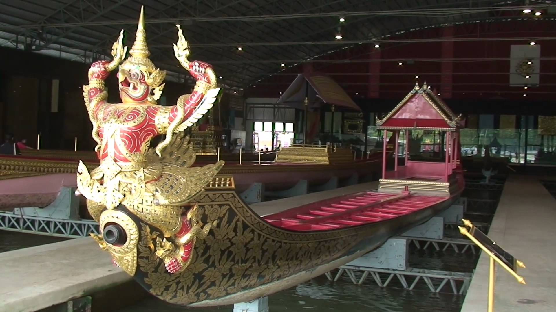 Barges at the Bangkok Royal Barge National Museum