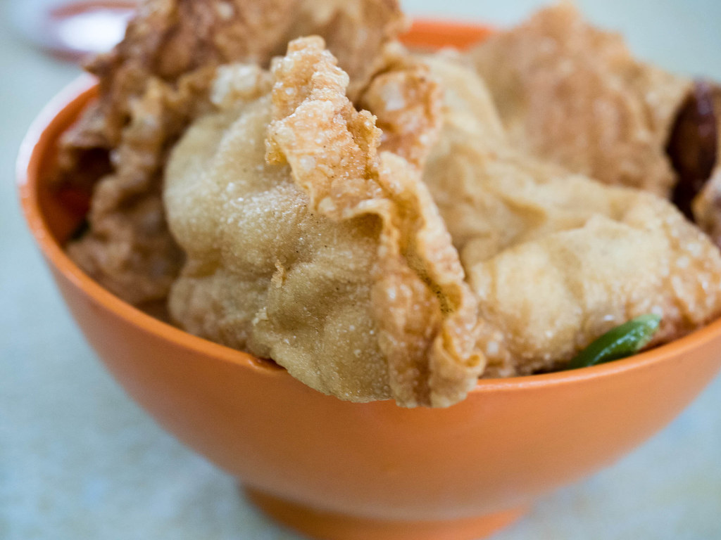 Fried Fu Chuk (bean curd sheet) and Fried Sui Kow (Dumpling) at Dai Shu Geok (Big Tree Foot)