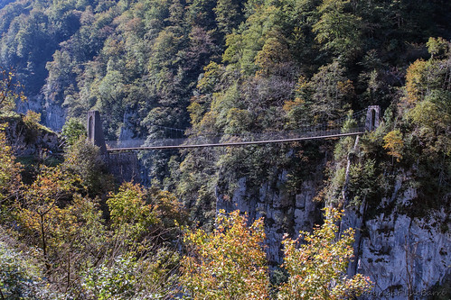 holzarte basque france pont passerelle gorge gorges abime larrau logibar randonnée