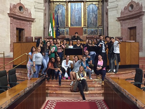 Alumnado de la Zona Sur visita al Parlamento Andaluza