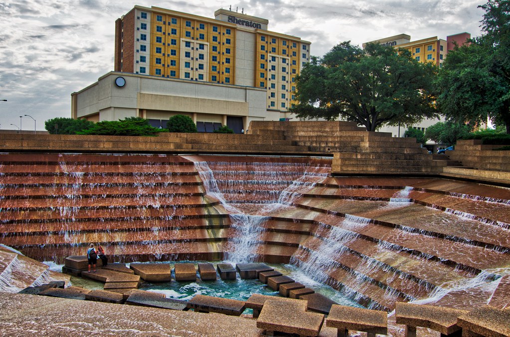 Fort Worth Water Gardens An Image From The Archives Which Flickr