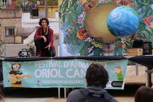 Marta Gorchs al II Festival d'animació Oriol Canals