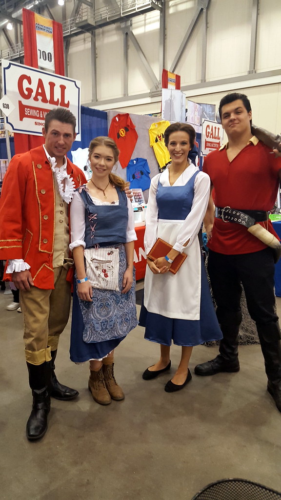 Live action and original Beauty and the Beast. Fantastic Literary Cosplays from Grand Rapids Comic Con