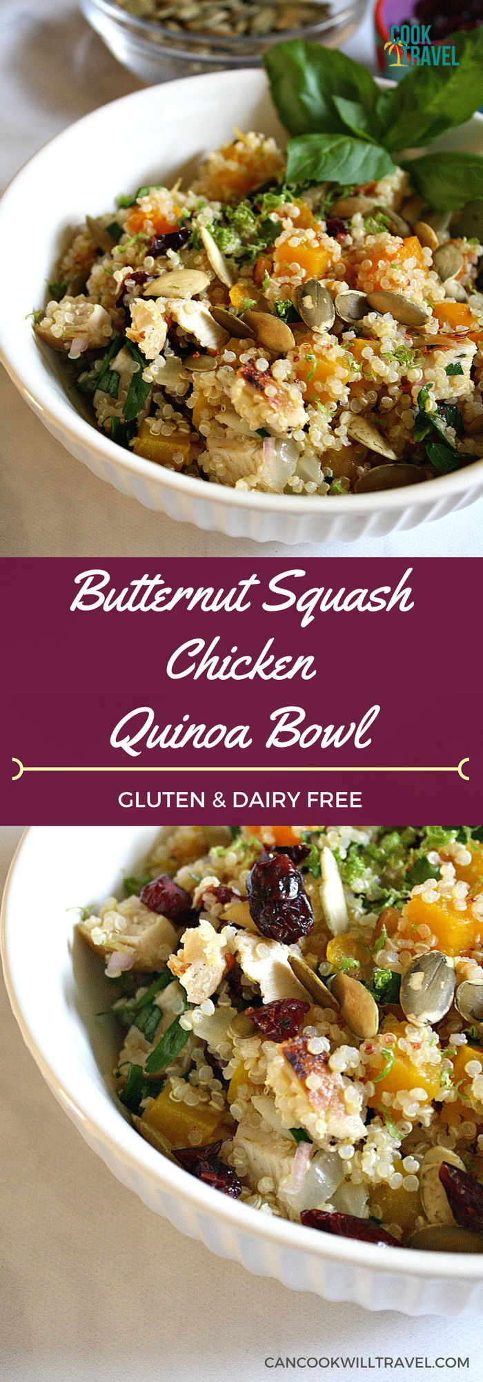 Butternut Squash Chicken Quinoa Bowl_Collage1