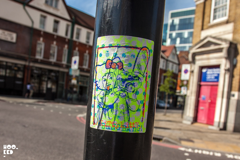 London street art stickers