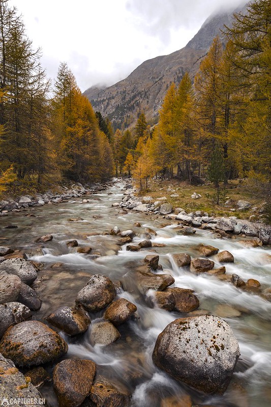 Stones in the river - Val Bever