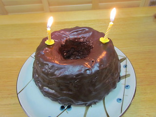 Dark Chocolate Chipotle Cake