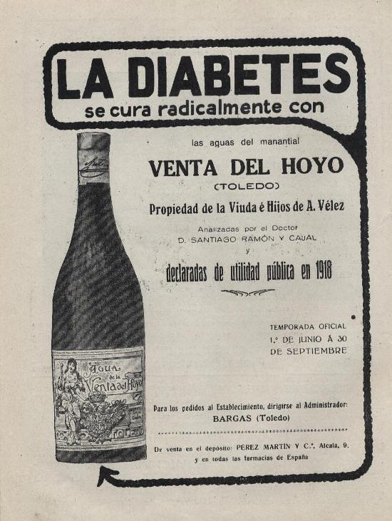 Publicidad de la Venta del Hoyo en 1919