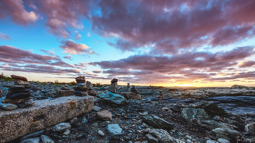 sunrise sunset clouds sky lanscape rocky seaside shore coast brentonpoint statepark newport rhodeisland newengland outdoors morning dawn wideangle hdr