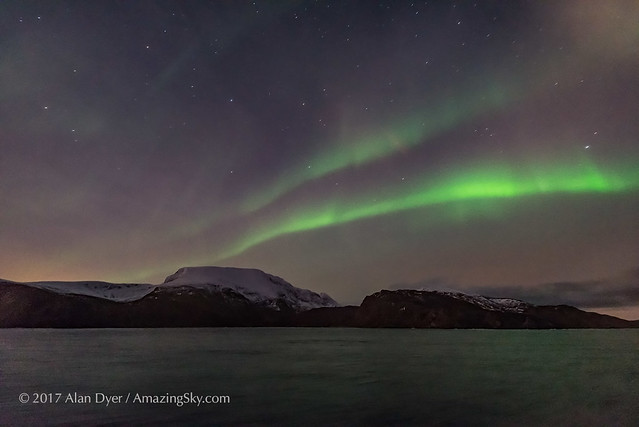 Norway Aurora Nov 7 - Two Curtains