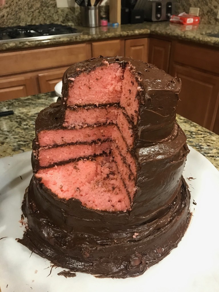 7 layer chocolate cake
