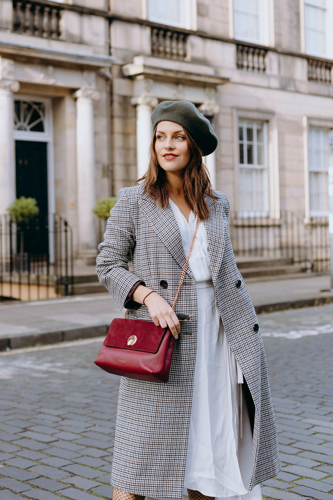 The Little Magpie Topshop Checked Coat