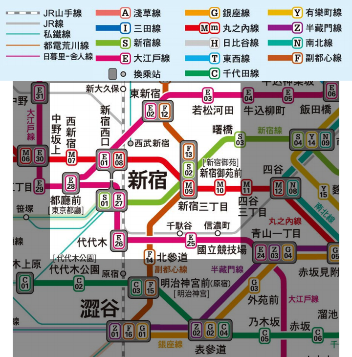 tokyo shinjuku metro
