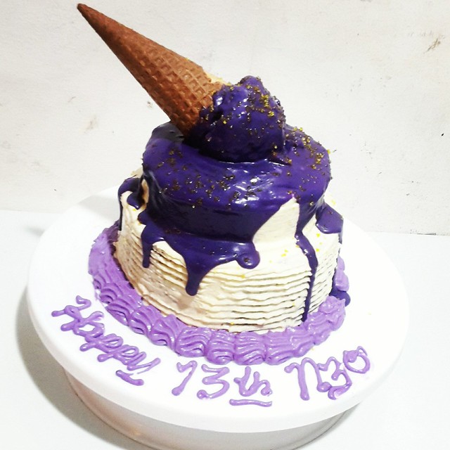 Melting Ice Cream Cake by Julie Ayacocho Manlapaz of Bread and Butter Bake House