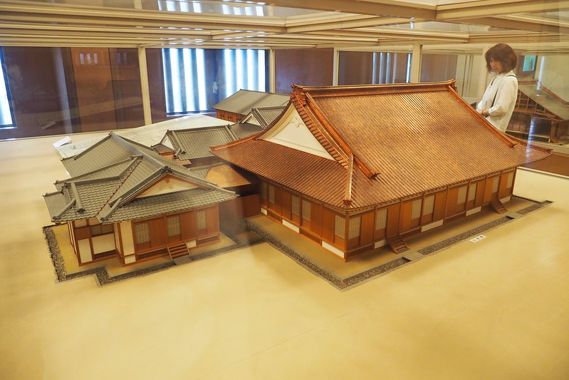 名古屋城天守閣内の本丸御殿の模型