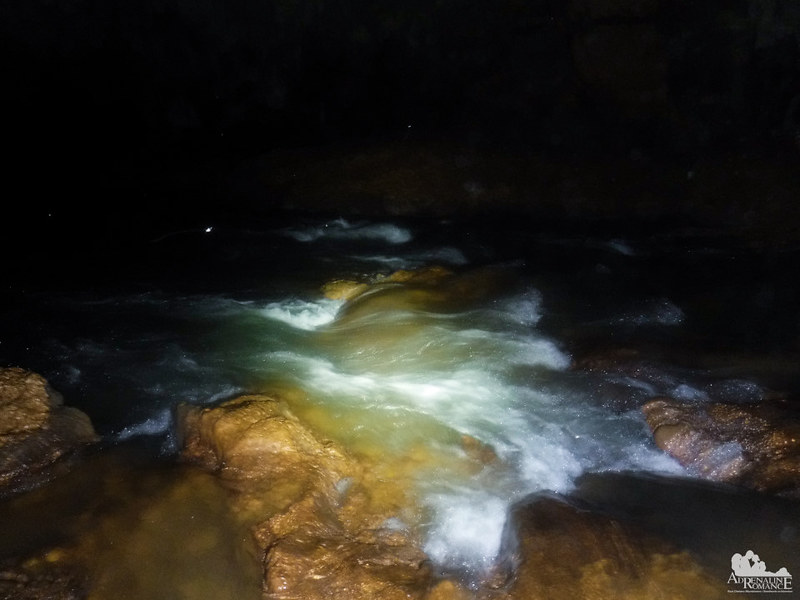 Rapids inside the cave