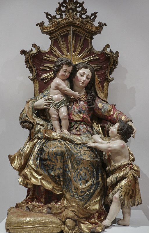 The Virgin with Child and St. John the Baptist, ca. 1775, Lisbon workshop