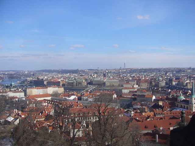 プラハ城からの風景
