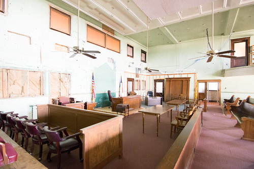 courtroom bench jury box interior renovation freestone county co fairfield texas tx courthouse square architecture law lawyer attorney legal judge justice