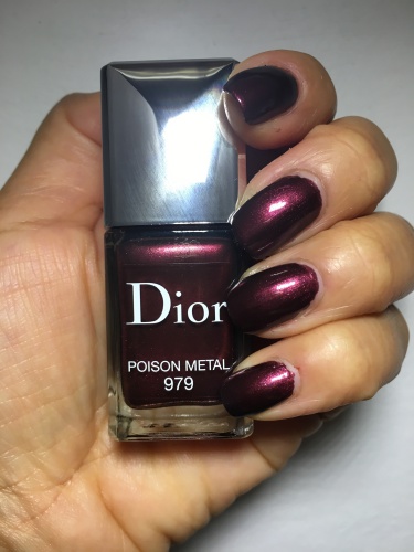 dior poison metal nail polish