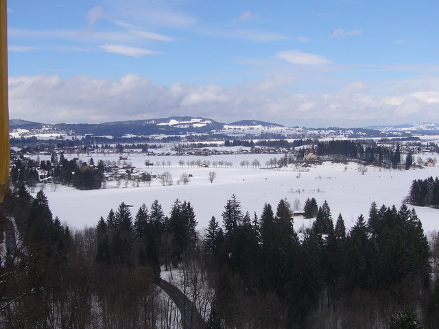 ホーエンシュヴァンガウ城からの風景