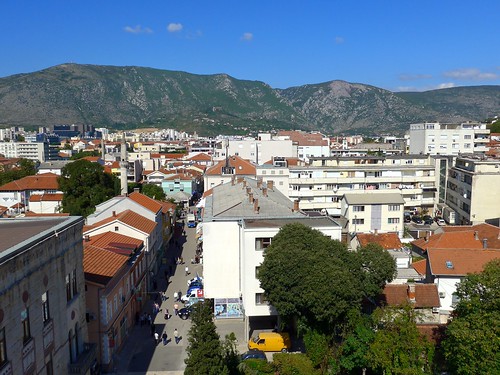 mostar bosniahercegovina buildings houses cityscape