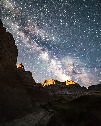 Milky Way over the Badlands. Photographer Dan Price