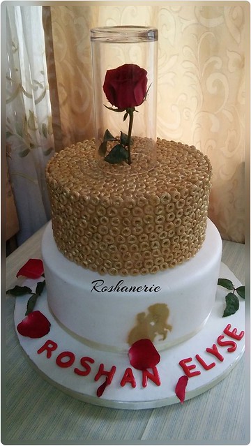 Beauty and the Beast Cake by Ria Dizon-Marin of Roshanerie