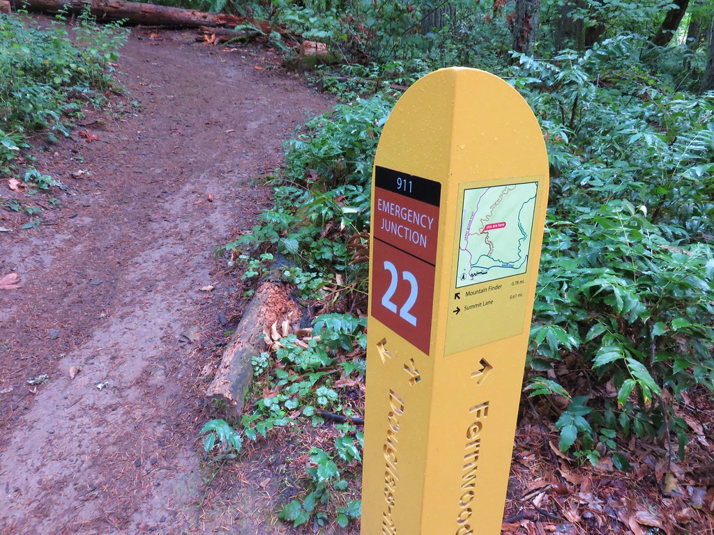 Trail sing in Powell Butte Nature Park