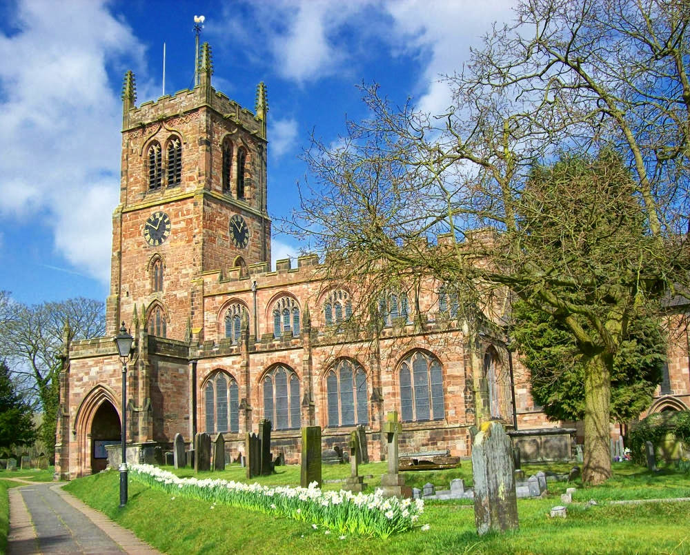Holy Trinity church, Eccleshall, Staffordshire