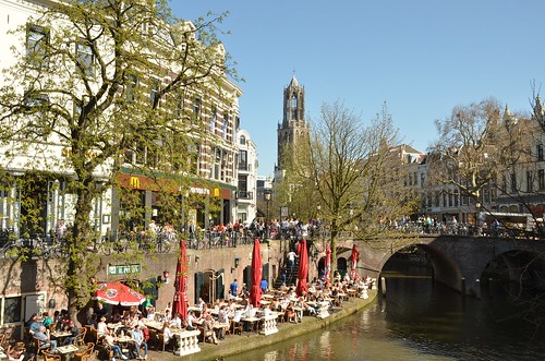 Canal-side dining in Utrecht. From 6 Delicious Culinary Day Trips from Amsterdam
