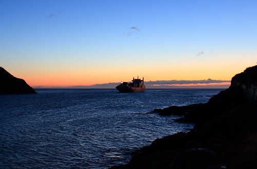 oceanexsanderling ships thenarrows stjohns nauticaltwilight sunrise